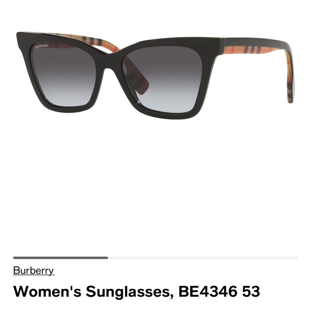 Pre-loved Burberry Women's Sunglasses, BE4346 53